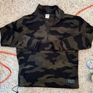 Victoria’s Secret PINK camo sweatshirt XS